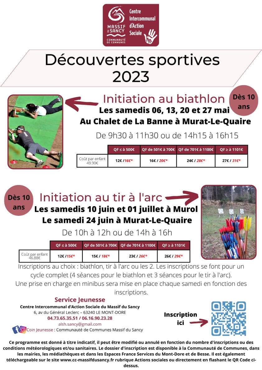 Découvertes sportives