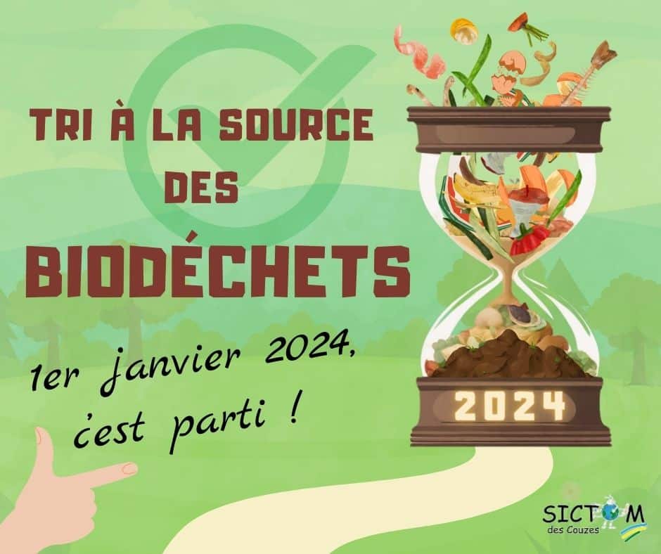 Tri à la source des biodéchets : 1er janvier 2024