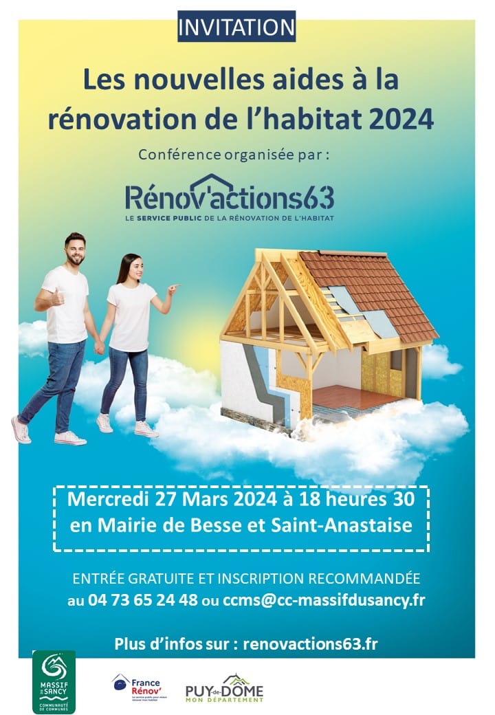 Conférence Rénov'Actions 63 à Super-Besse