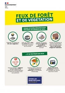 Feux de forêt et de végétation, ayons les bons réflexes