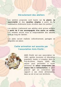 Ateliers cuisine